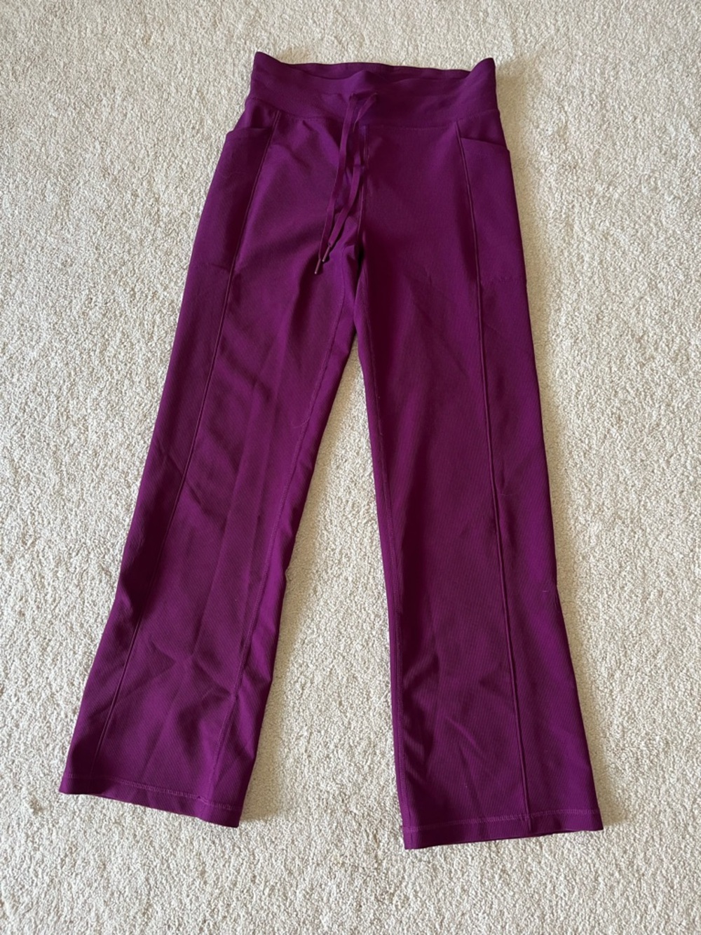 32 Degrees Purple Wide-Leg Active Leggings